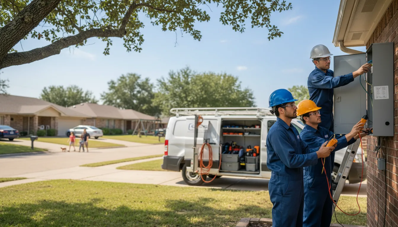Certified electrician providing emergency electrical services in Bloomington, MN